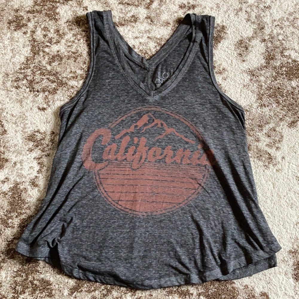 lol vintage California tank top